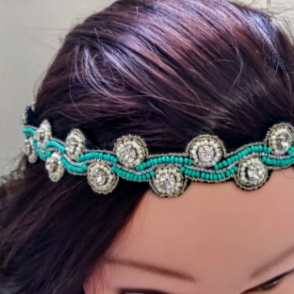 Bling Beaded Boho Headbands